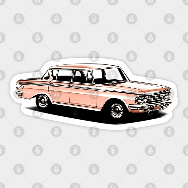 AMC Rambler Sedan Sticker by CarTeeExclusives